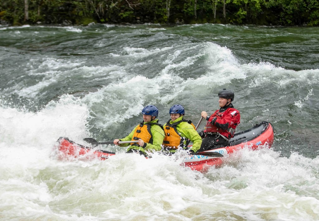 Rivier kano in Noorwegen-1