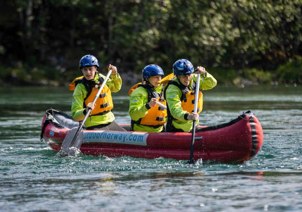 Rivier kano in Noorwegen-5
