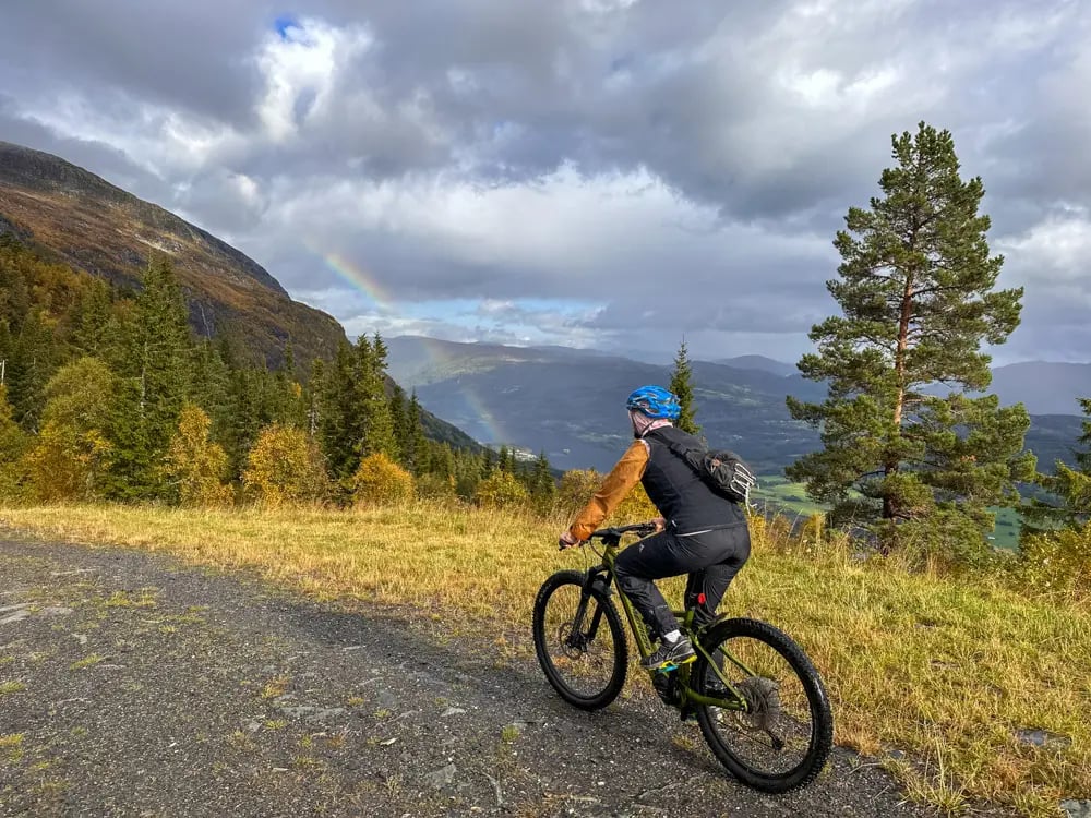 E-MTB rondleiding in Voss, Noorwegen
