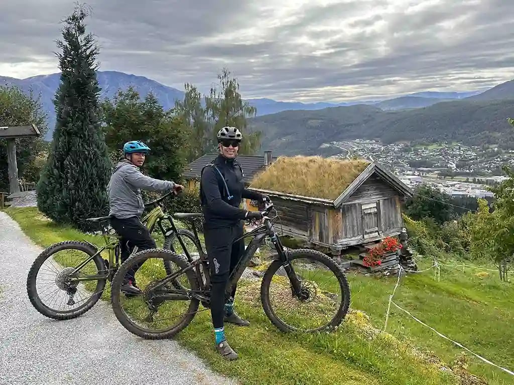 Mountainbiketocht in noorwegen