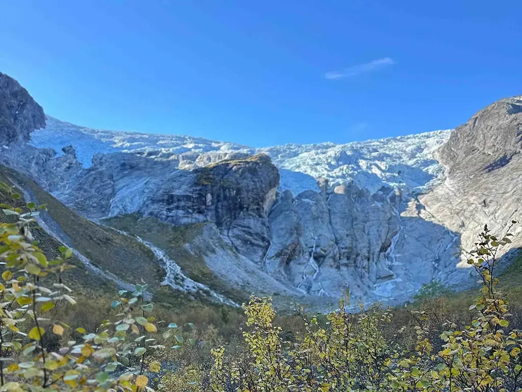 Mountainbiketocht in noorwegen
