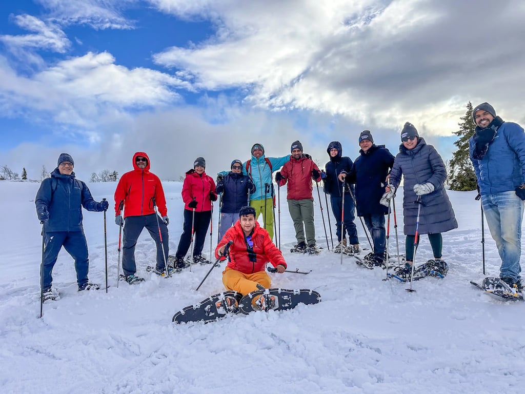 Sneeuwschoenen tour
