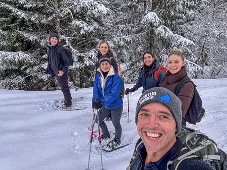 Sneeuwschoenen in Voss met Outdoor Noorwegen