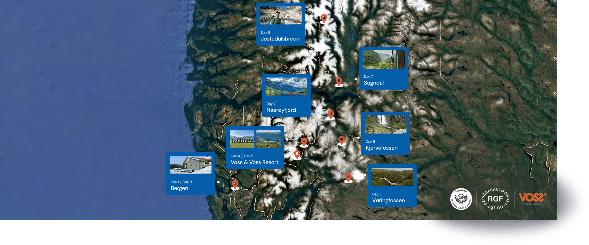 9-DAAGS BEST AGE-AVONTUUR IN DE NOORSE FJORDEN EN VOSS