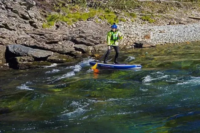 Voss rivier sup rondleiding