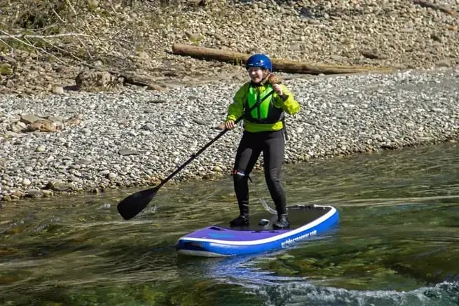Voss rivier sup rondleiding