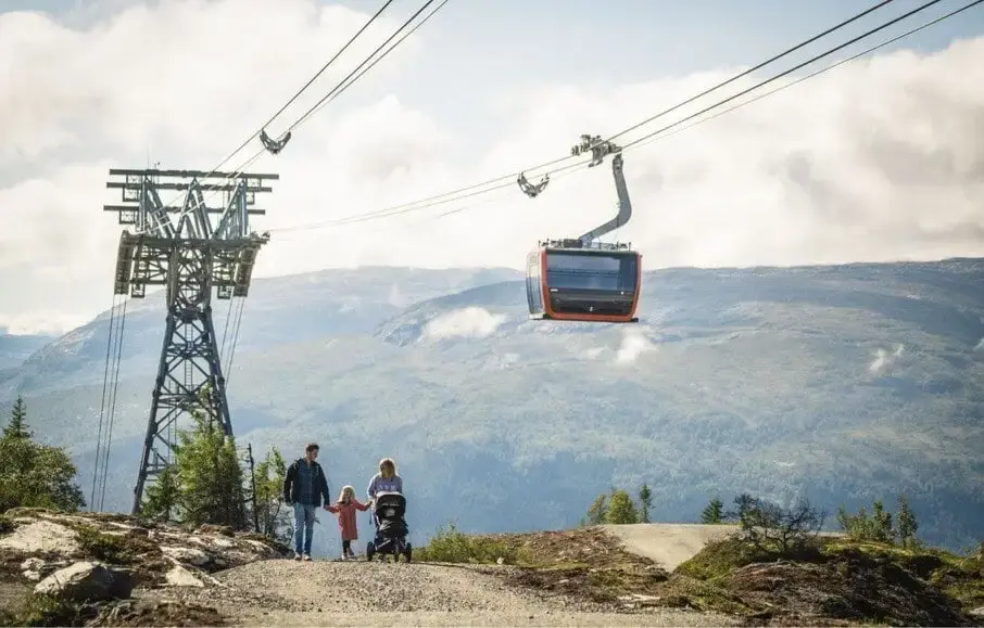 optionele gondeltocht Voss Resort
