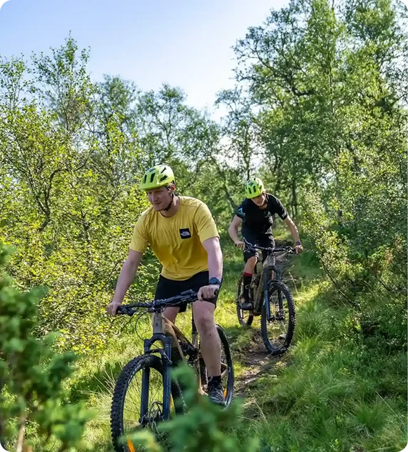 Begeleide E-MTB-tocht in Voss, Noorwegen